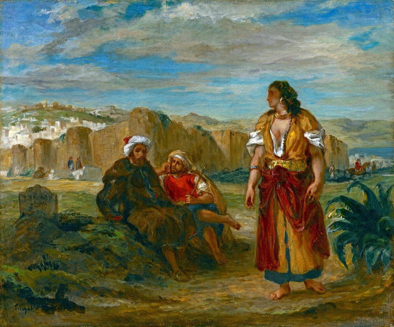 Tanca manzarası, 1852-3 by Ferdinand Victor Eugene Delacroix