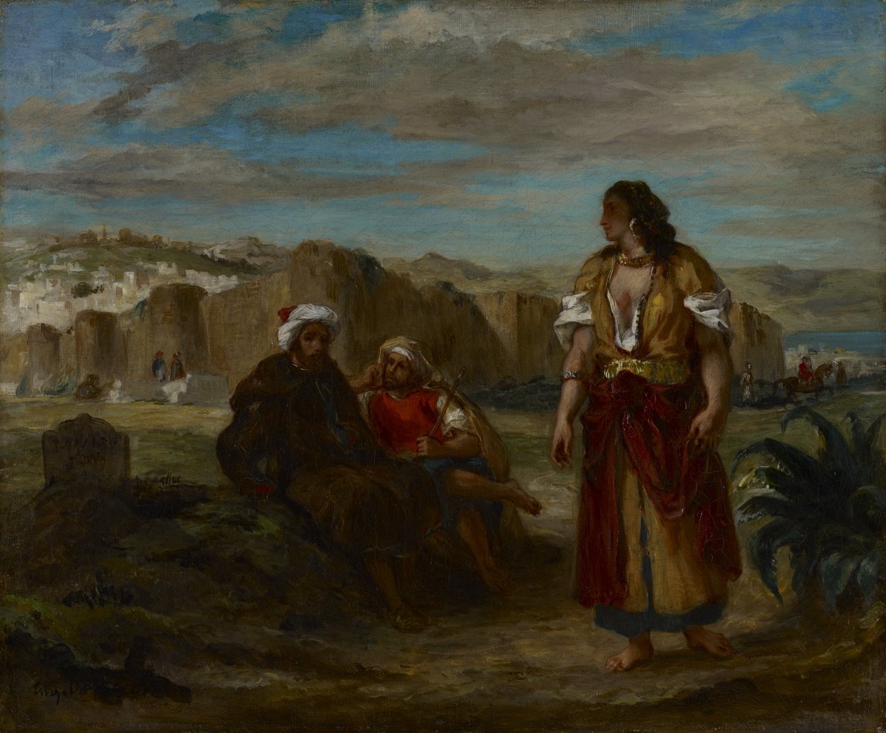 Tanca manzarası by Ferdinand Victor Eugene Delacroix