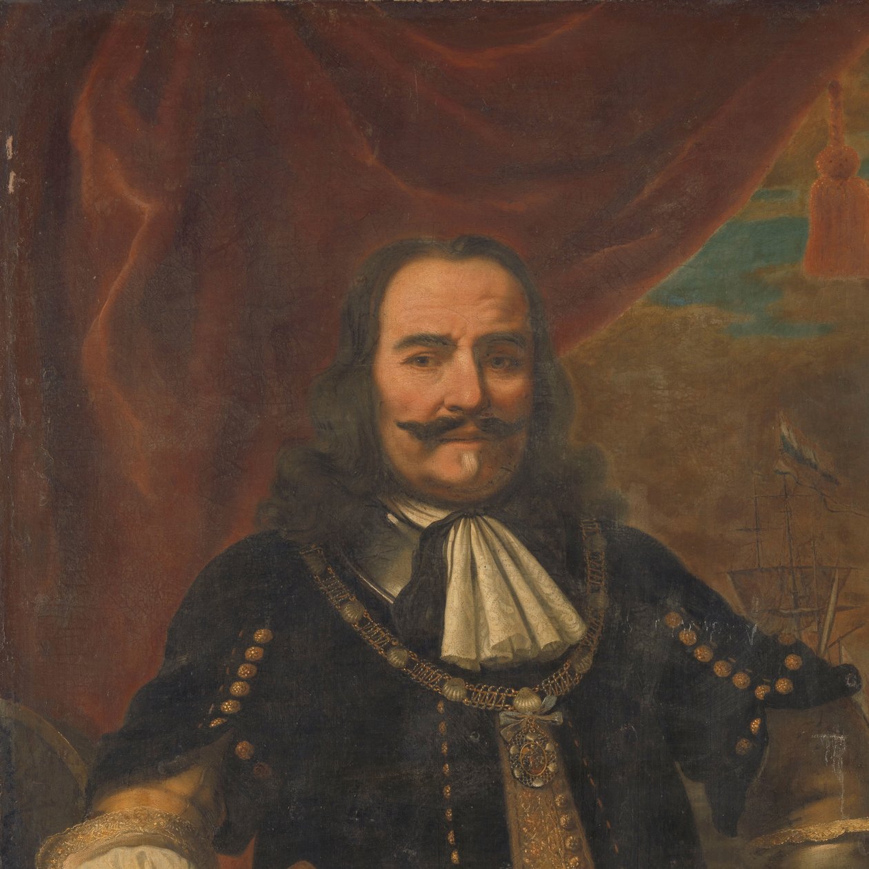 Michiel Adriaensz de Ruyter (1607-1676), Koramiral by Ferdinand Bol (copy after)
