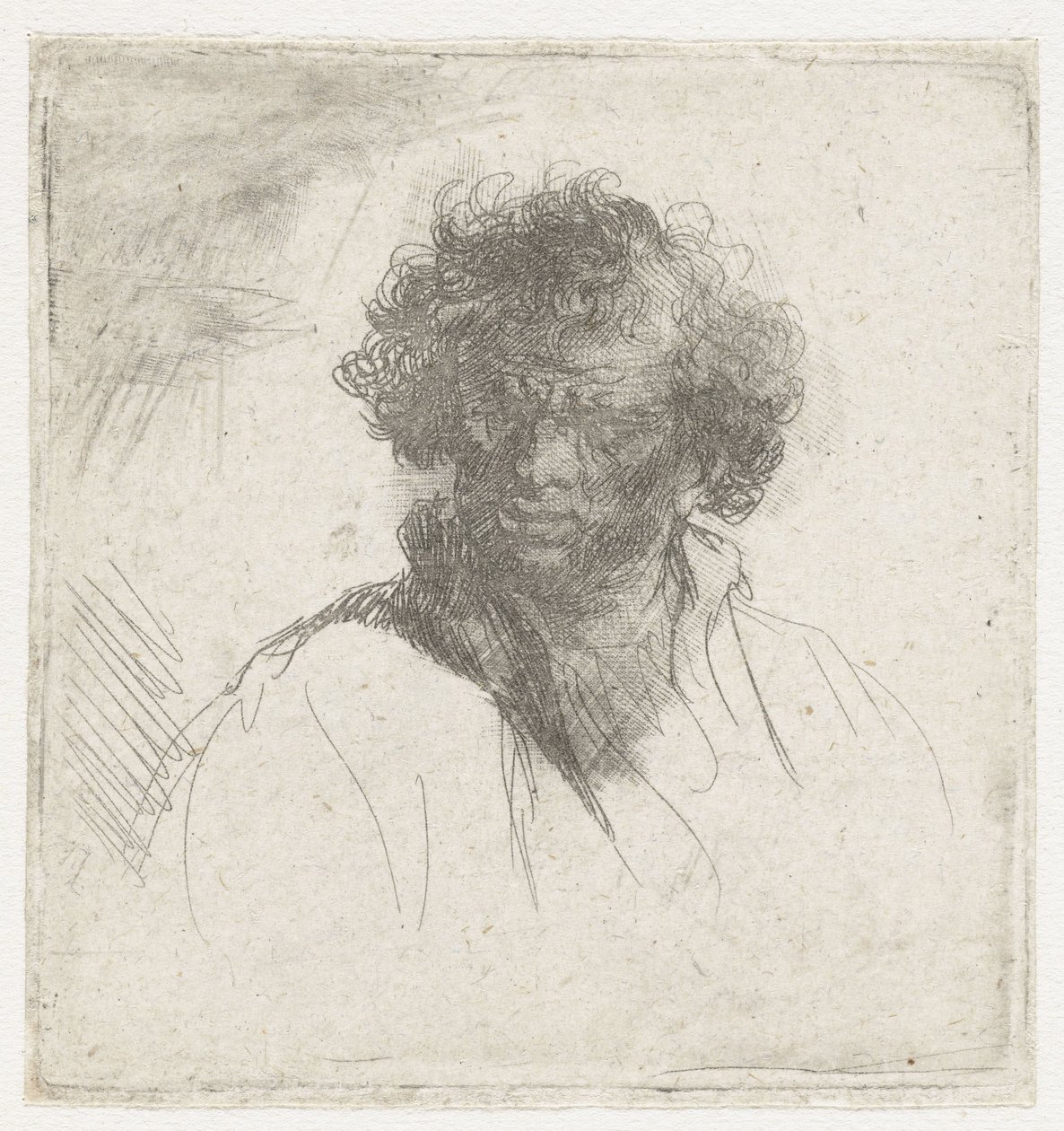 Adamın büstü çarpık yüzü by Ferdinand Bol (possibly)