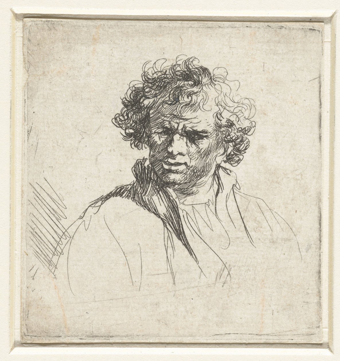 Adamın büstü çarpık yüzü by Ferdinand Bol (possibly)