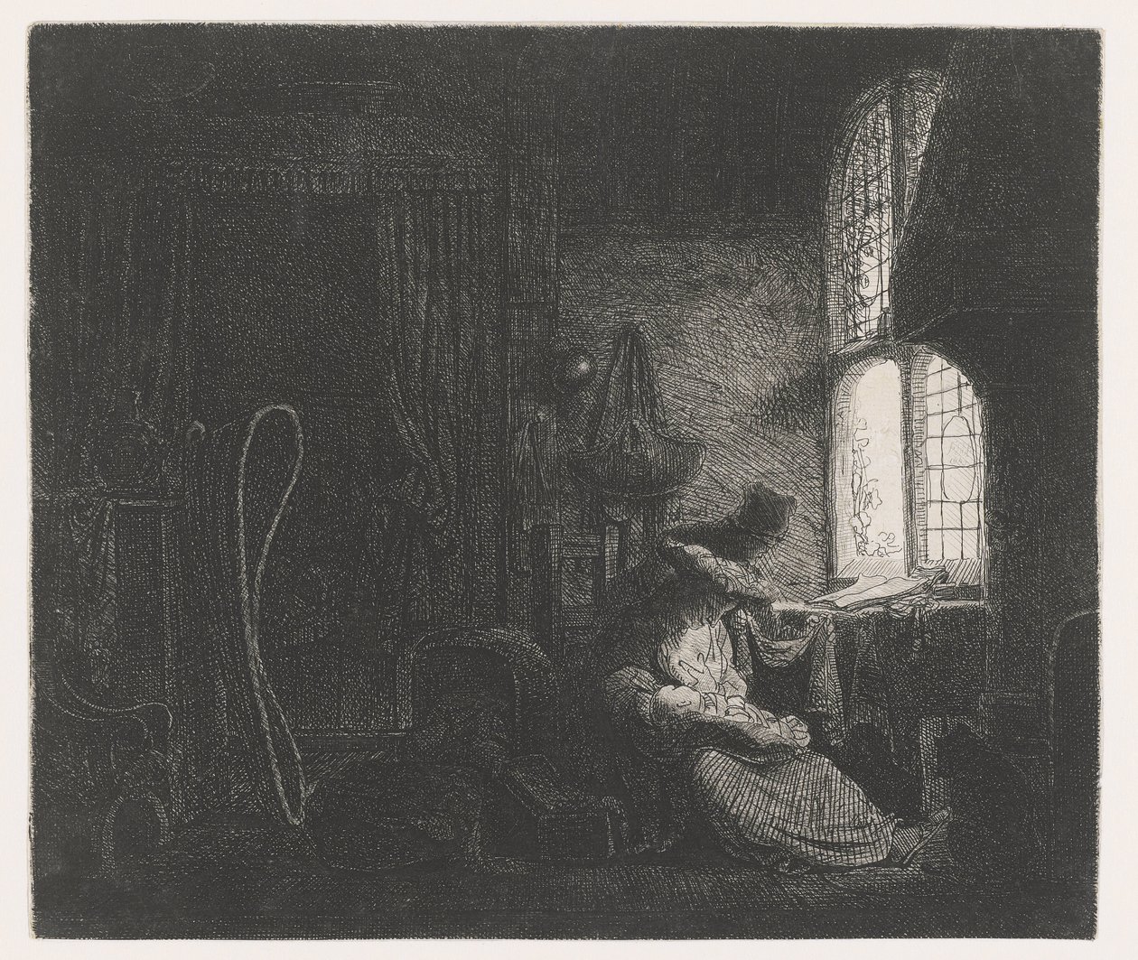 (Kutsal) Aile bir odada by Ferdinand Bol