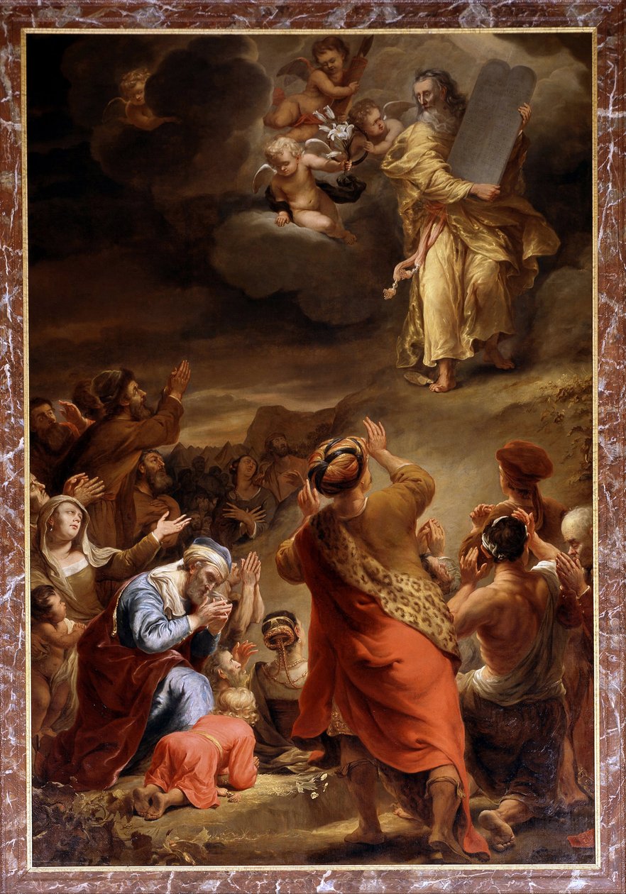 Musa, On Emir par Bol, Ferdinand (1616-1680) ile Sina Dağı