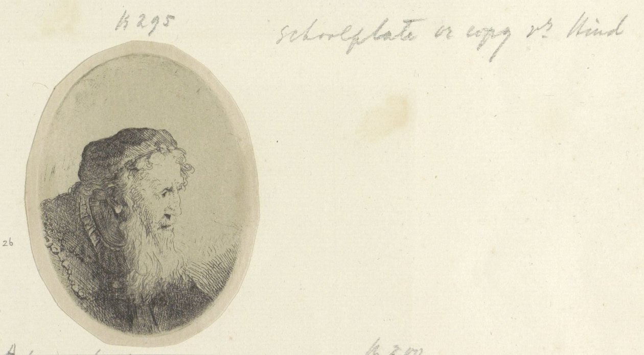 Oude adam baard koyar Seksen beş orijinal baskının toplanması (seri başlığı) by Ferdinand Bol