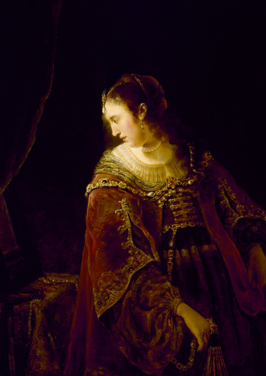 Tuvalet Masasındaki Kadın, 1645 civarı (tuval üzerine yağlı boya) by Ferdinand Bol