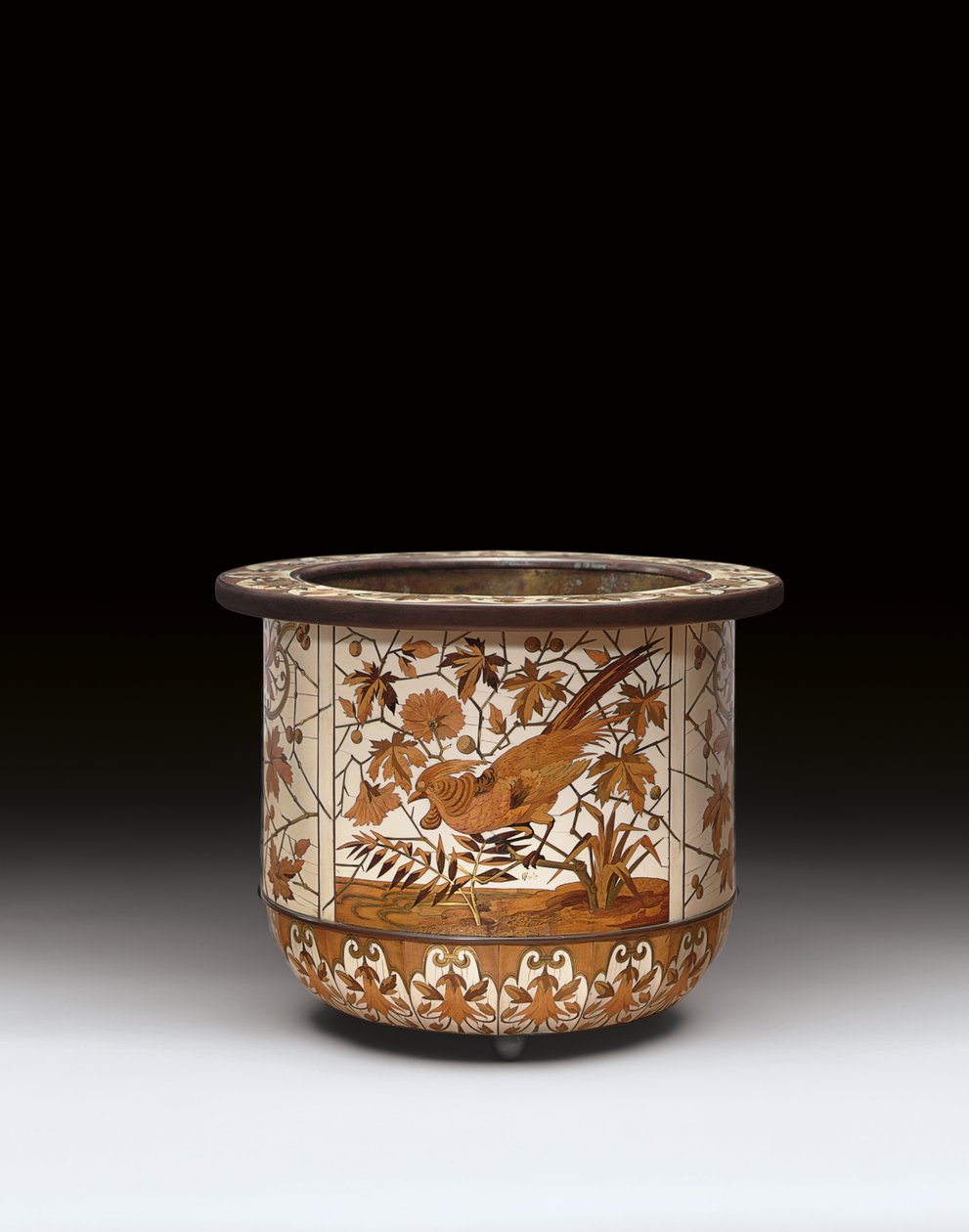 Cachepot, Maison Giroux, 19. yüzyılın son çeyreği by Ferdinand Duvinage