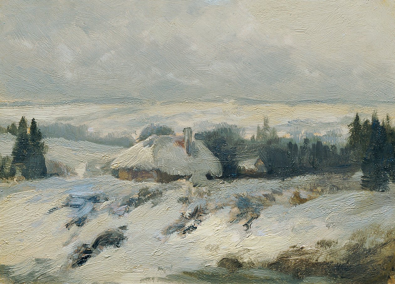 Bohem-Moravya Yaylaları ("Çek manzaralarının 'Česka Krajiná' 16 görünümü" portföyünden) by Ferdinand Engelmuller