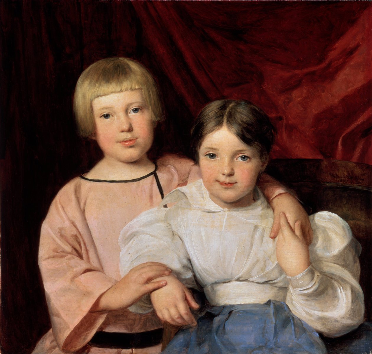 Çocuklar, 1834. Ferdinand Georg 1793-1865 by Ferdinand Georg Waldmuller