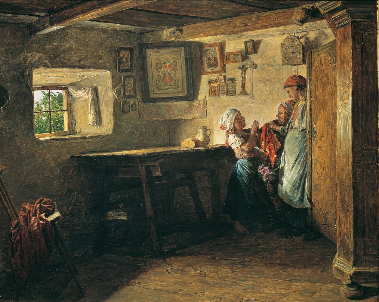 eski kutu by Ferdinand Georg Waldmuller