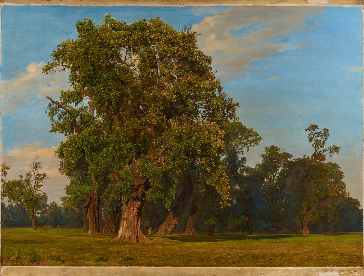 Büyük Prater manzarası by Ferdinand Georg Waldmuller
