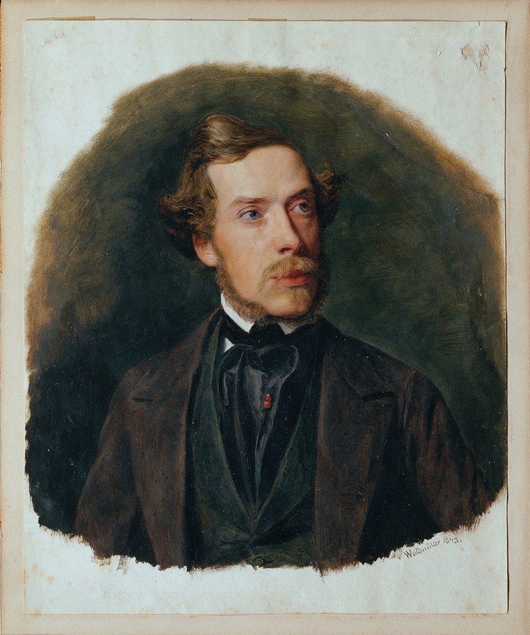 Gustav Barth, Viyana Erkek Korosu'nun koro şefi by Ferdinand Georg Waldmuller