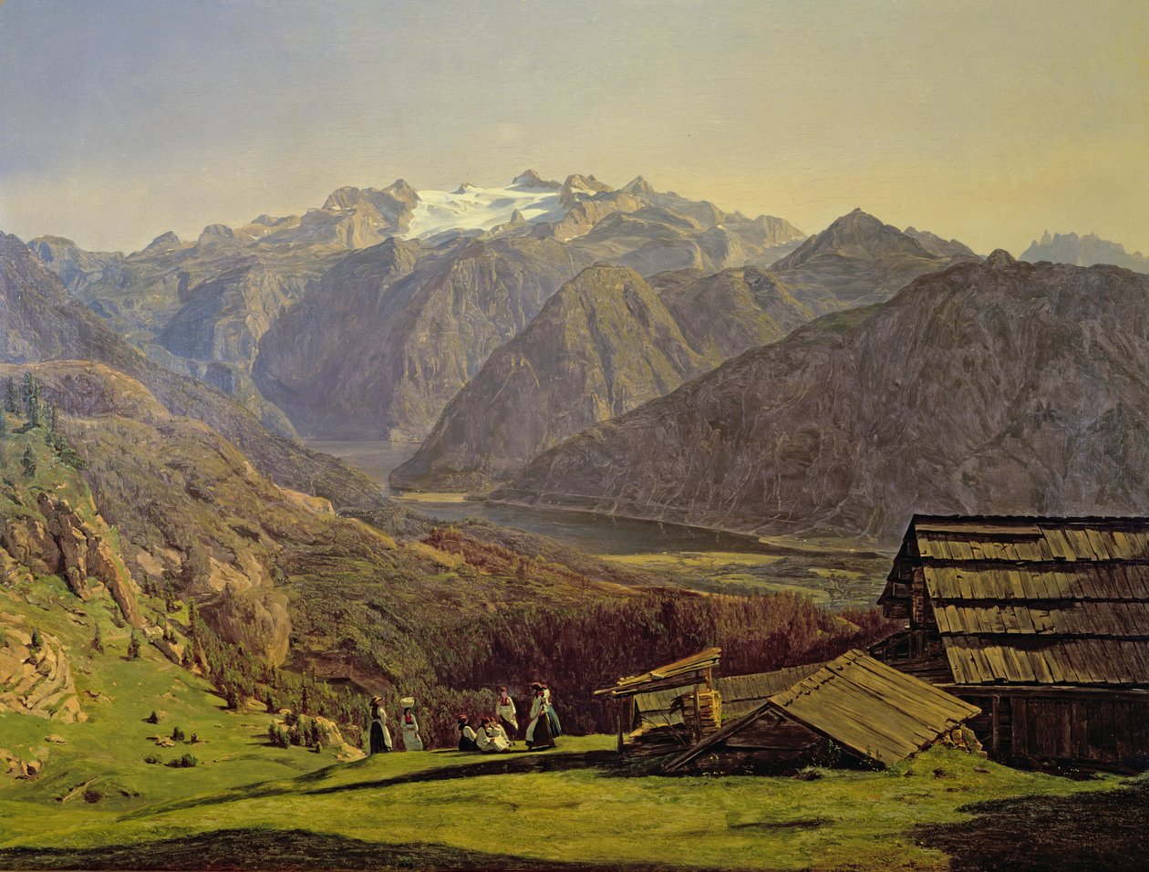 Hallstatter-Bkz. by Ferdinand Georg Waldmuller