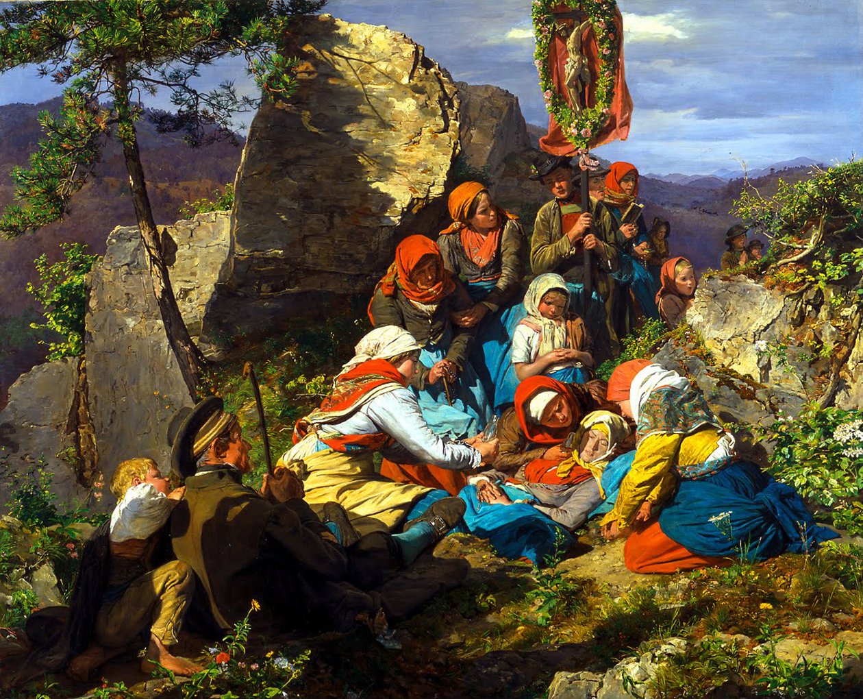Kesilen Hac Hasta Hacı, 1858 by Ferdinand Georg Waldmuller