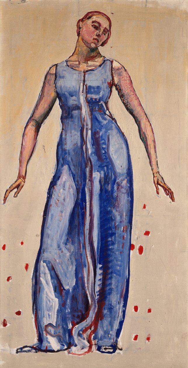 Sonsuzluğa Bakmak için Şekil by Ferdinand Hodler
