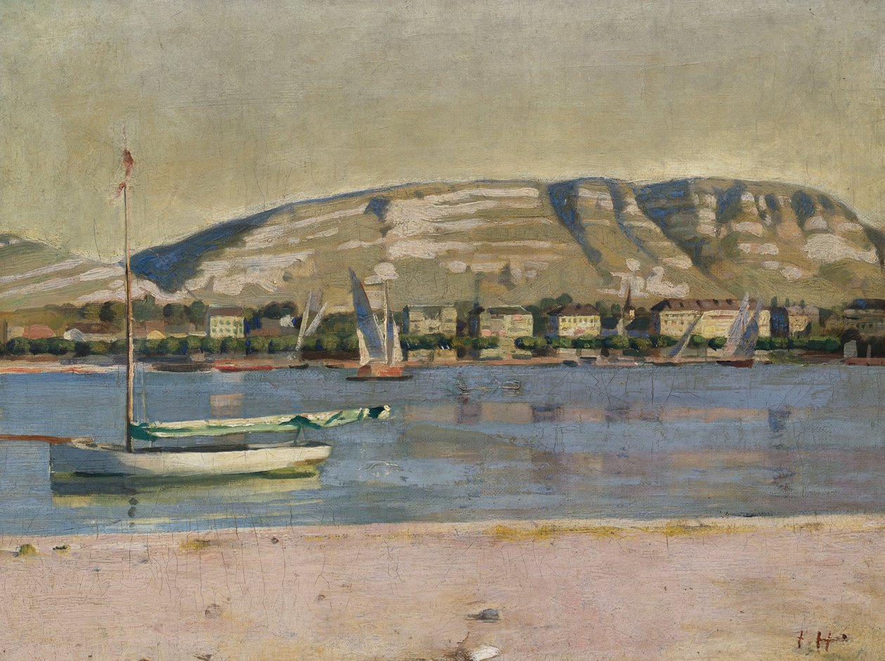 Cenevre Limanı ve Saleve by Ferdinand Hodler