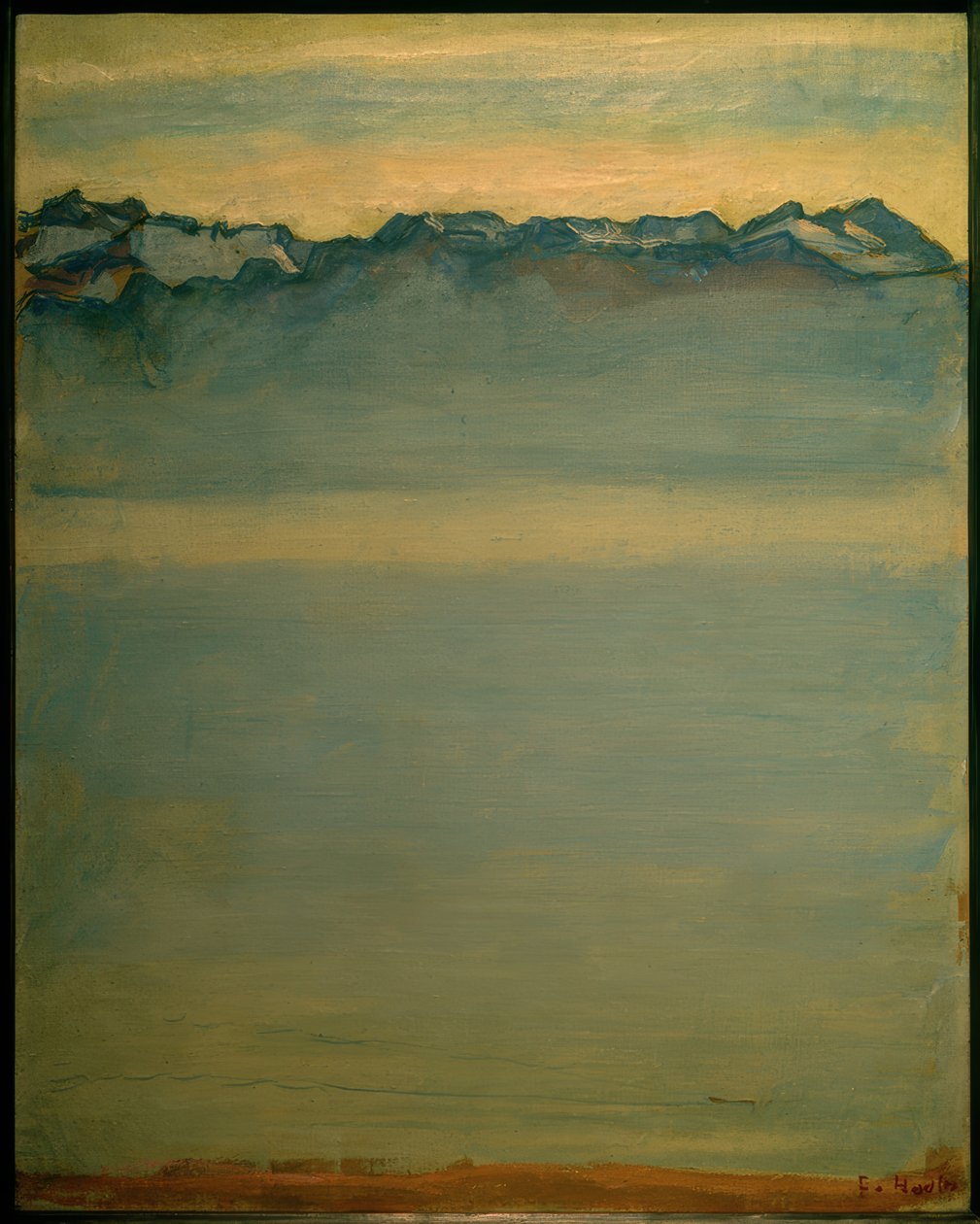 Savoy Alpleri ile Cenevre Gölü by Ferdinand Hodler
