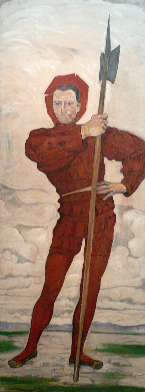 Teberli adam by Ferdinand Hodler