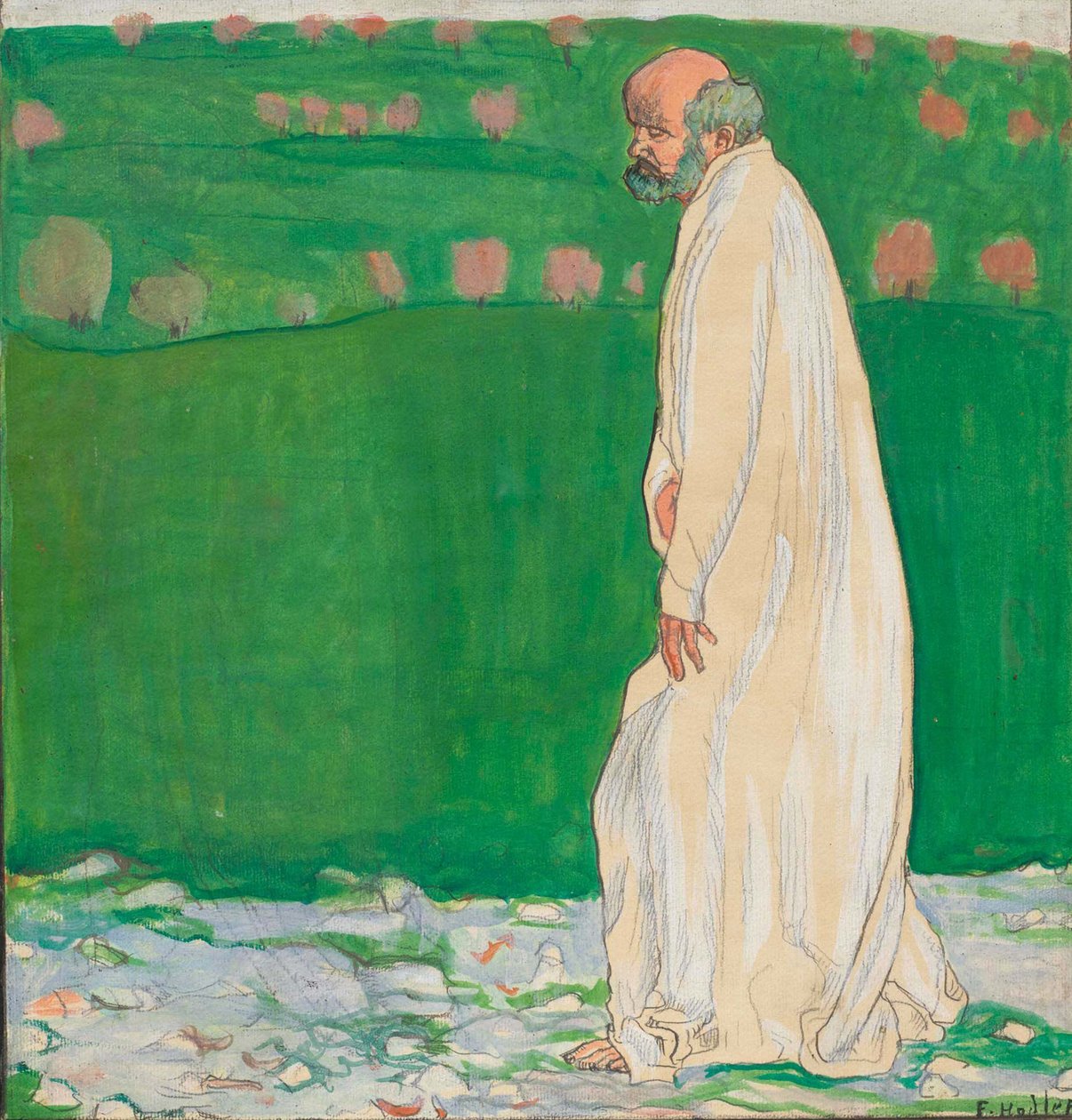 Eurythmie için çalışma. by Ferdinand Hodler
