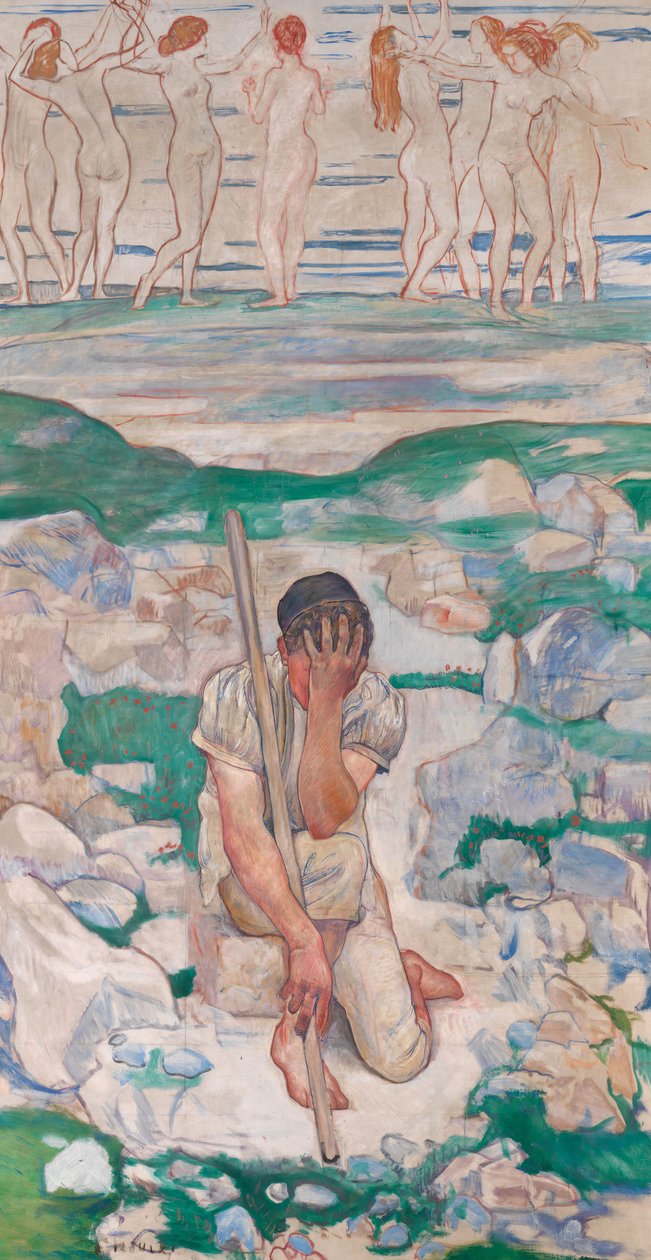 Çobanın Rüyası, 1896. by Ferdinand Hodler