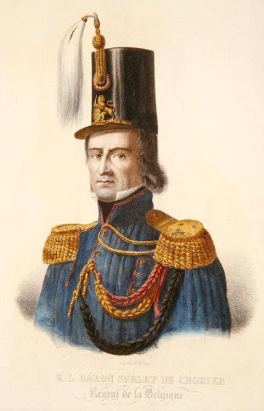 Baron Erasme Surlet de Chokier (1769-1839) Belçika Regent by Ferdinand J.J. Daems