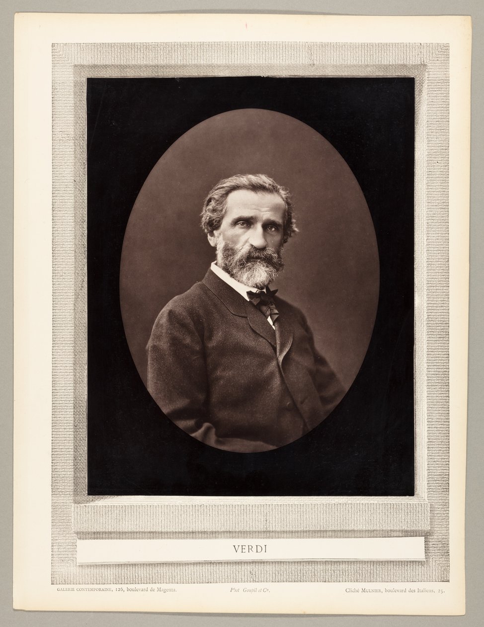 Giuseppe Verdi (İtalyan besteci, 1813-1901) by Ferdinand J. Mulnier