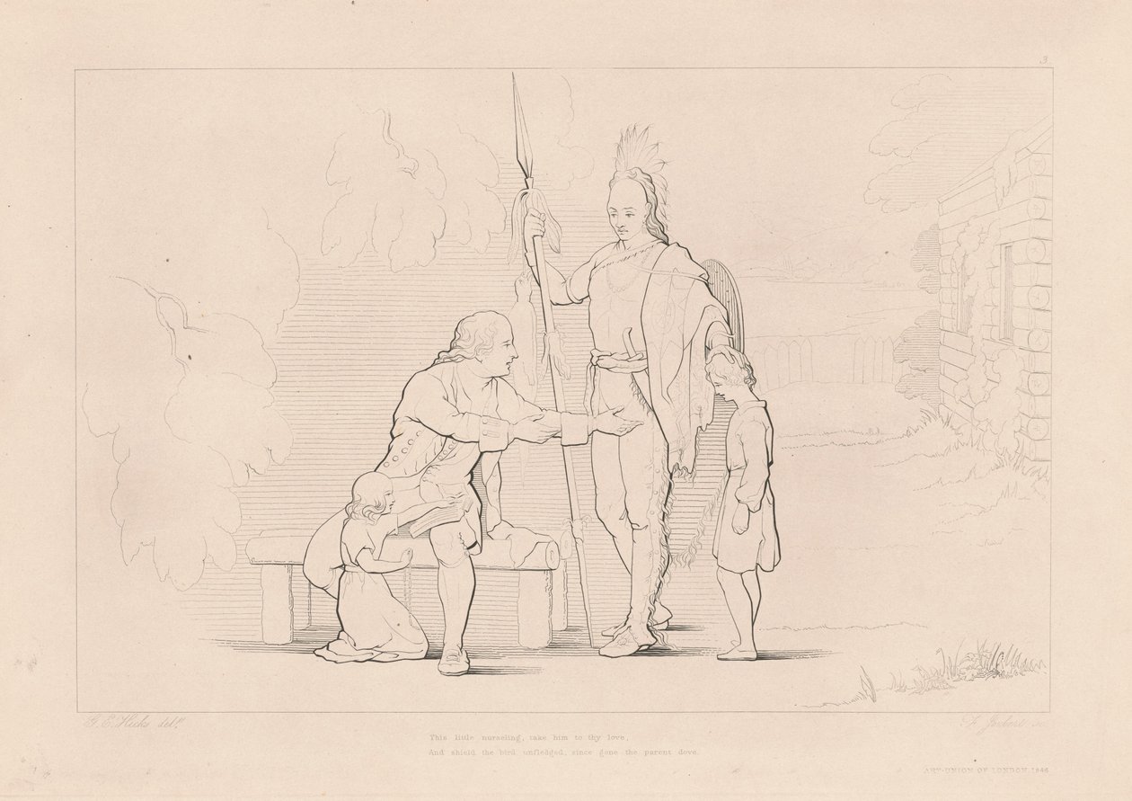 Küçük Hemşirelik, Onu Aşkına Götür by Ferdinand Joubert, after George Elgar Hicks