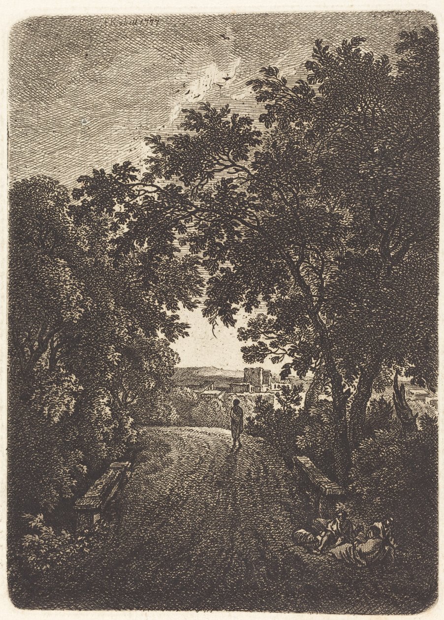 Bir Akşam Yürüyüşü by Ferdinand Kobell