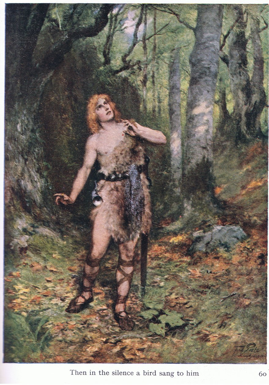 Sonra sessizlikte bir kuş ona şarkı söyledi, The Stories of Wagners Operas pub