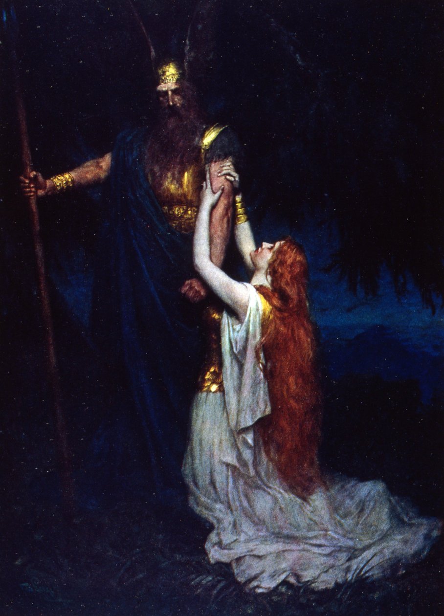 Die Walkure (Valkyrie) by Ferdinand Leeke