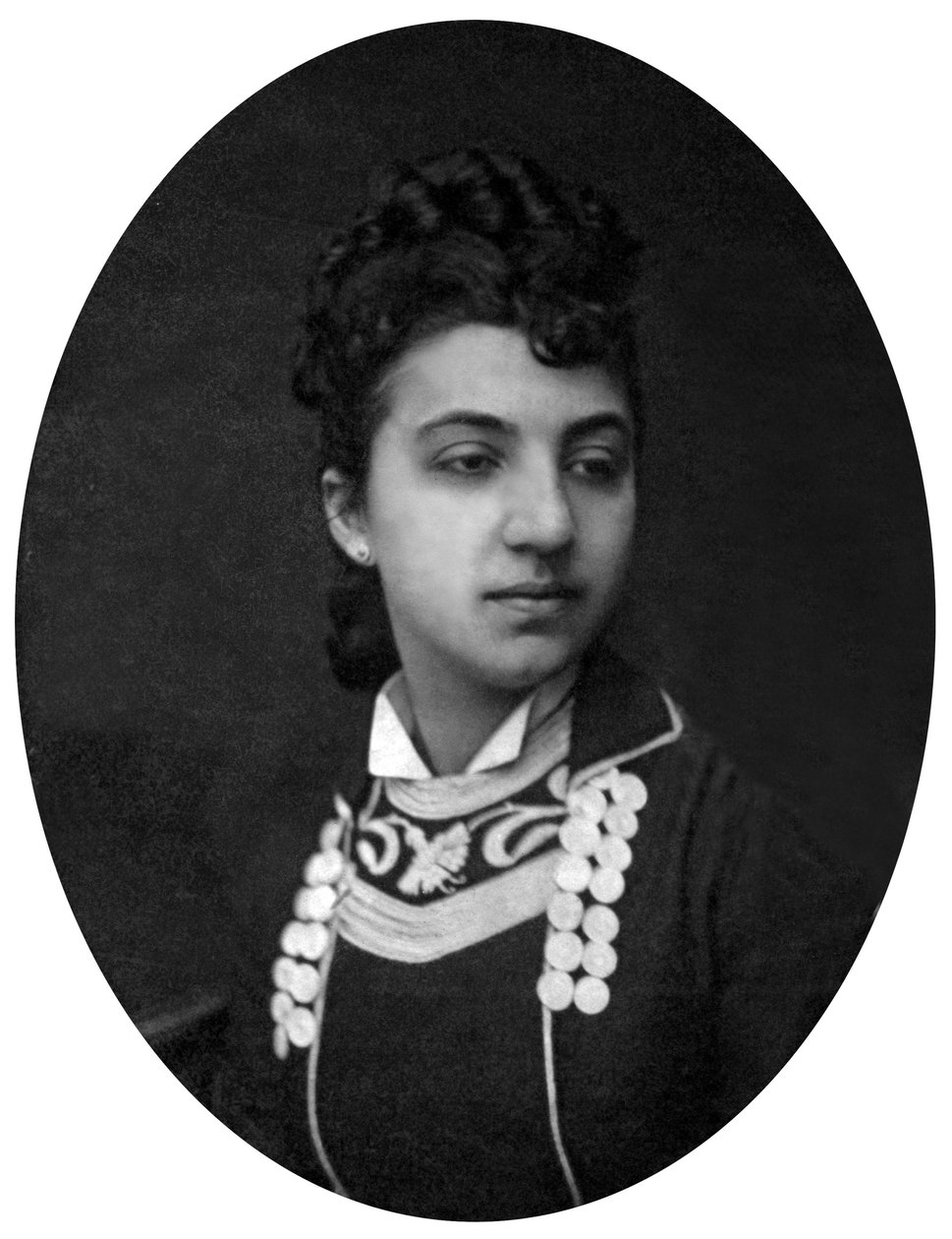 Erminia Borghi Mamo (1855-1941) İtalyan soprano, fotoğraf: Mulnier by Ferdinand Mulnier