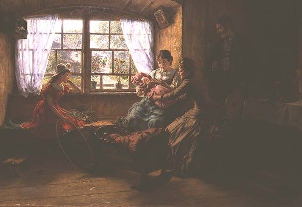Mutlu Ziyaretçiler by Ferdinand Pacher