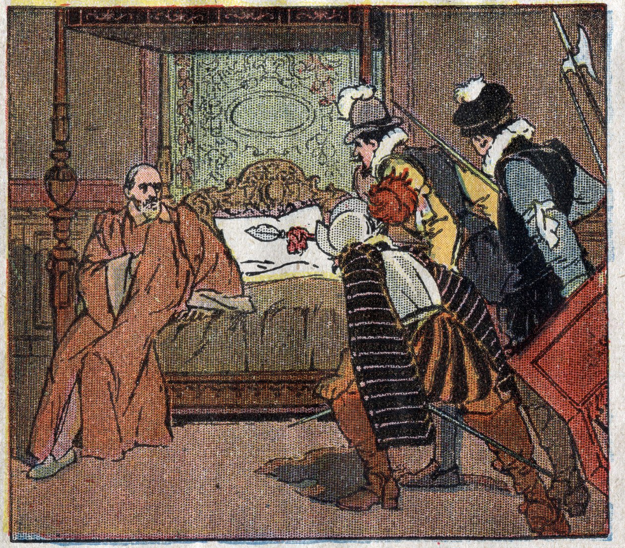 Fransa Tarihi: Gaspard de Coligny Suikastı (Amiral de Coligny by Ferdinand Raffin
