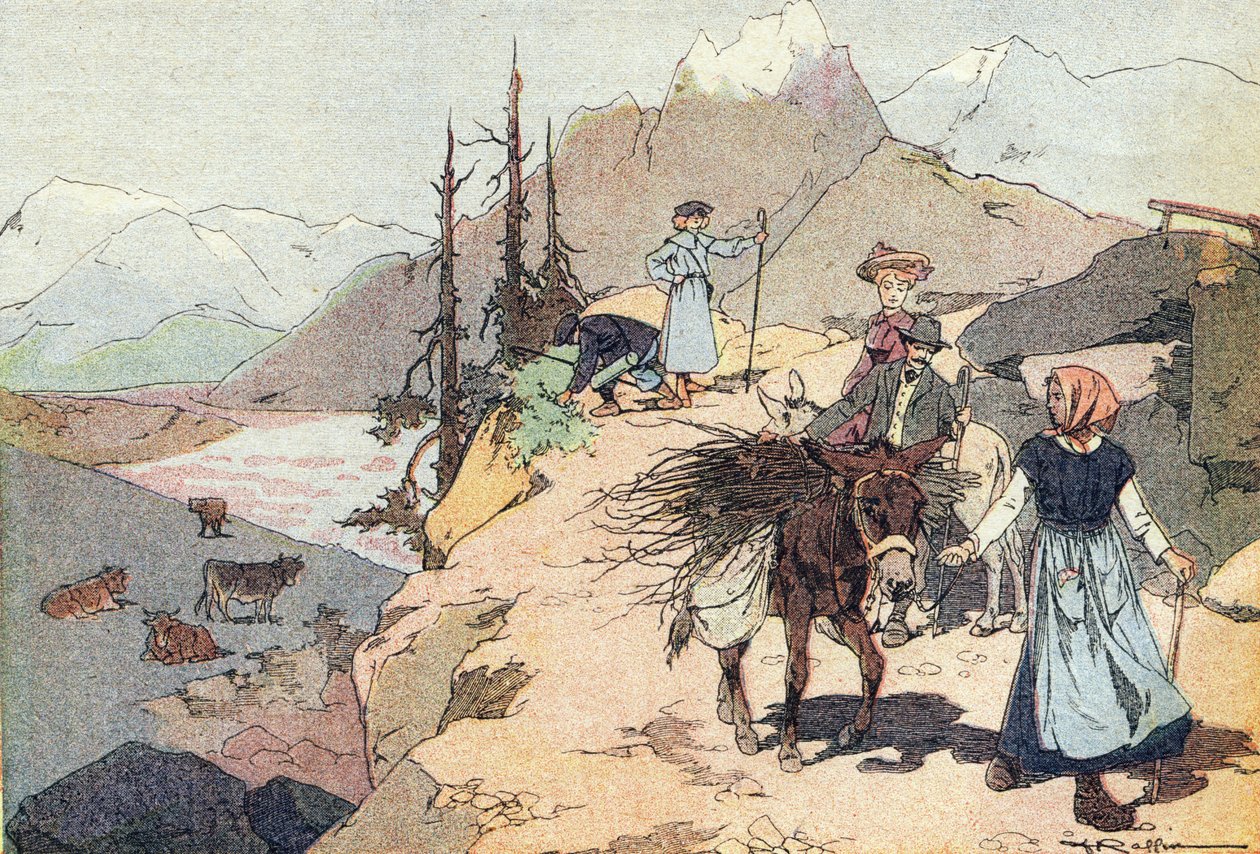 Dağa, Imagier de l'enfance'de, 1900 dolayları (gravür) by Ferdinand Raffin