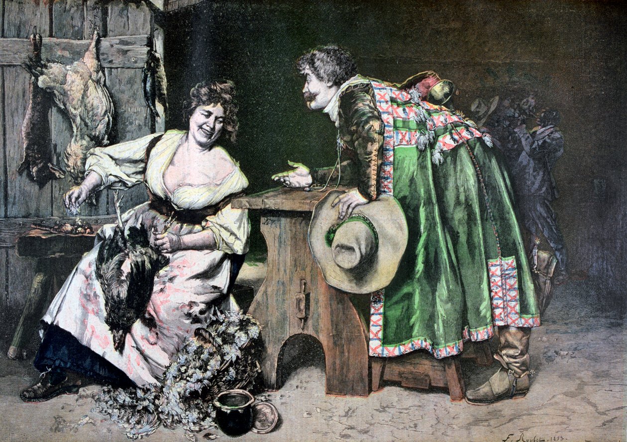 Gallant'ın Açıklamaları, 1893 by Ferdinand Roybet