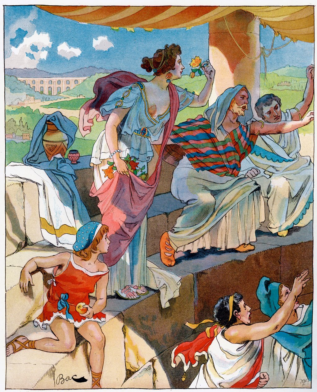 Lutetia Arenaları, c1870-1950. by Ferdinand Sigismund Bac
