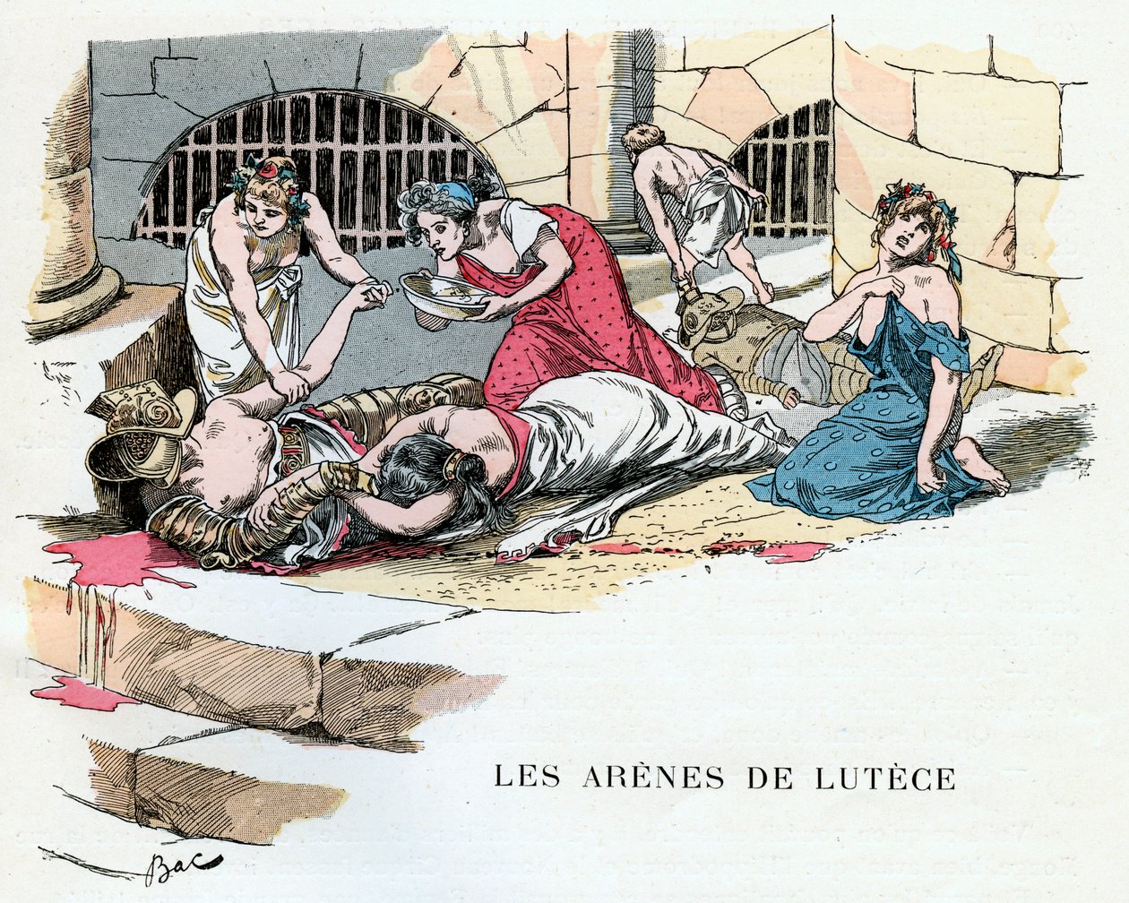 Lutetia Arenaları, c1870-1950. by Ferdinand Sigismund Bac