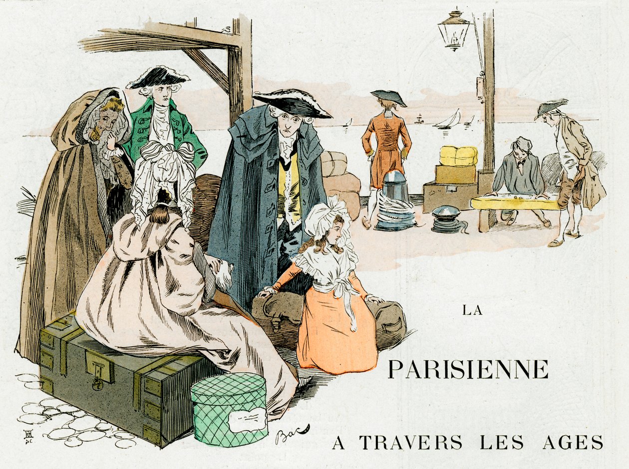 Çağlar Boyunca Parisli Kadın, 18. yüzyıl, c1880-1950. by Ferdinand Sigismund Bac
