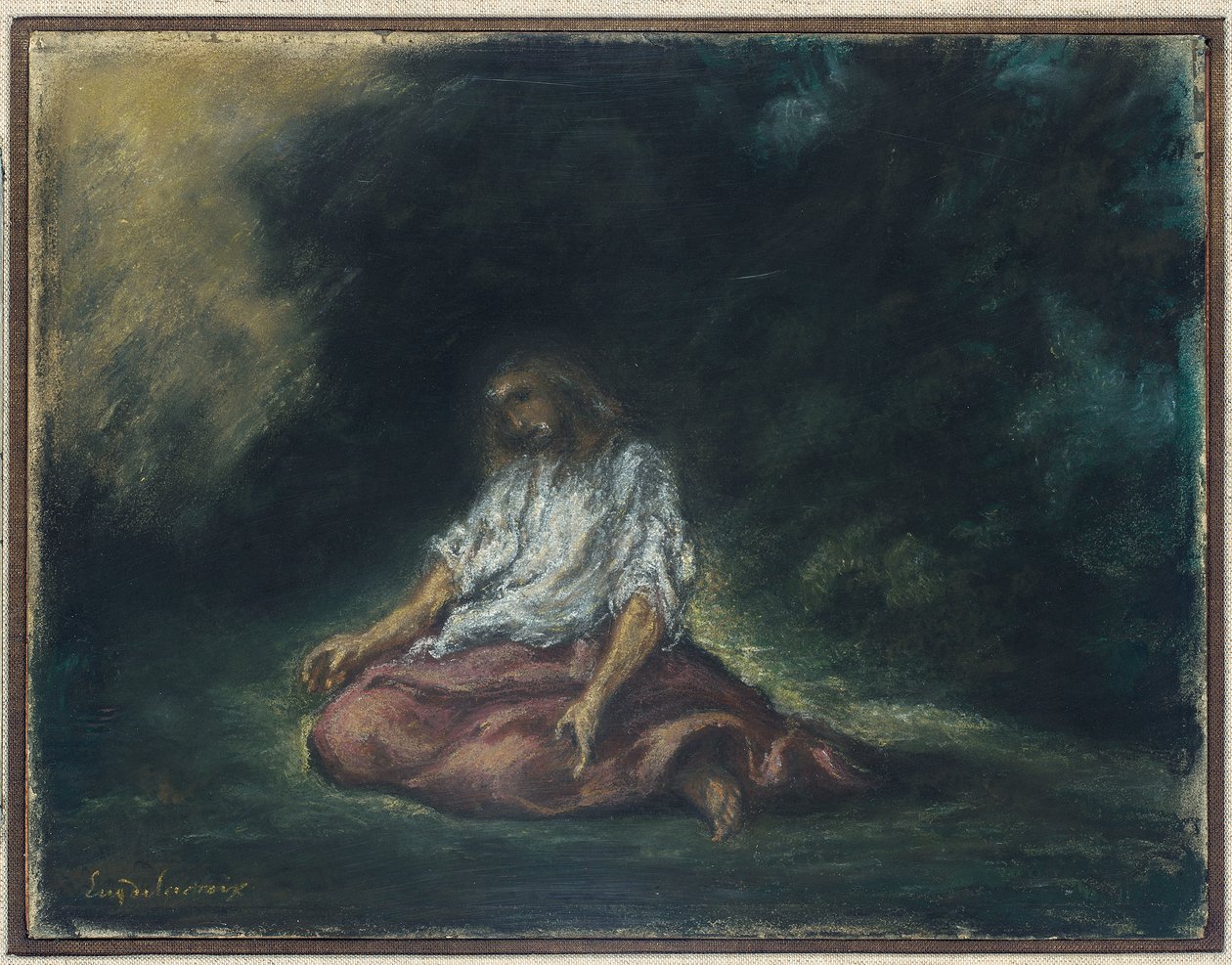 Getsemani Bahçesinde İsa by Ferdinand Victor Eugene Delacroix
