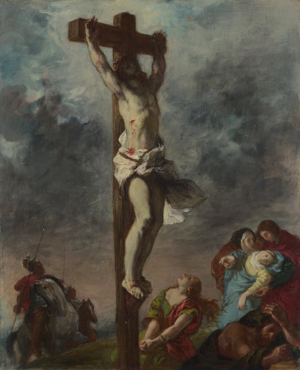 Çarmıhtaki İsa, 1853 by Ferdinand Victor Eugene Delacroix