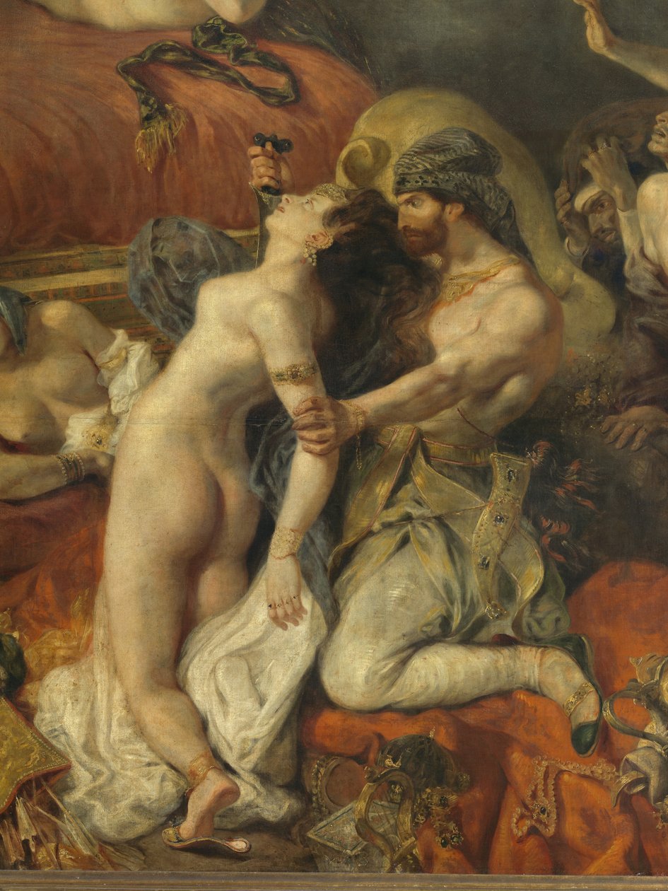 Detay: Sardanapale'nin Ölümü by Ferdinand Victor Eugene Delacroix