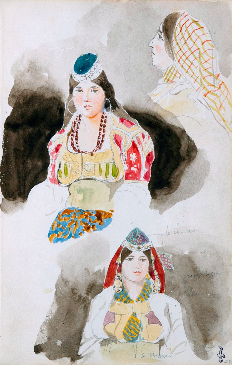 Fas Eskiz Defterinden, 1832 by Ferdinand Victor Eugene Delacroix