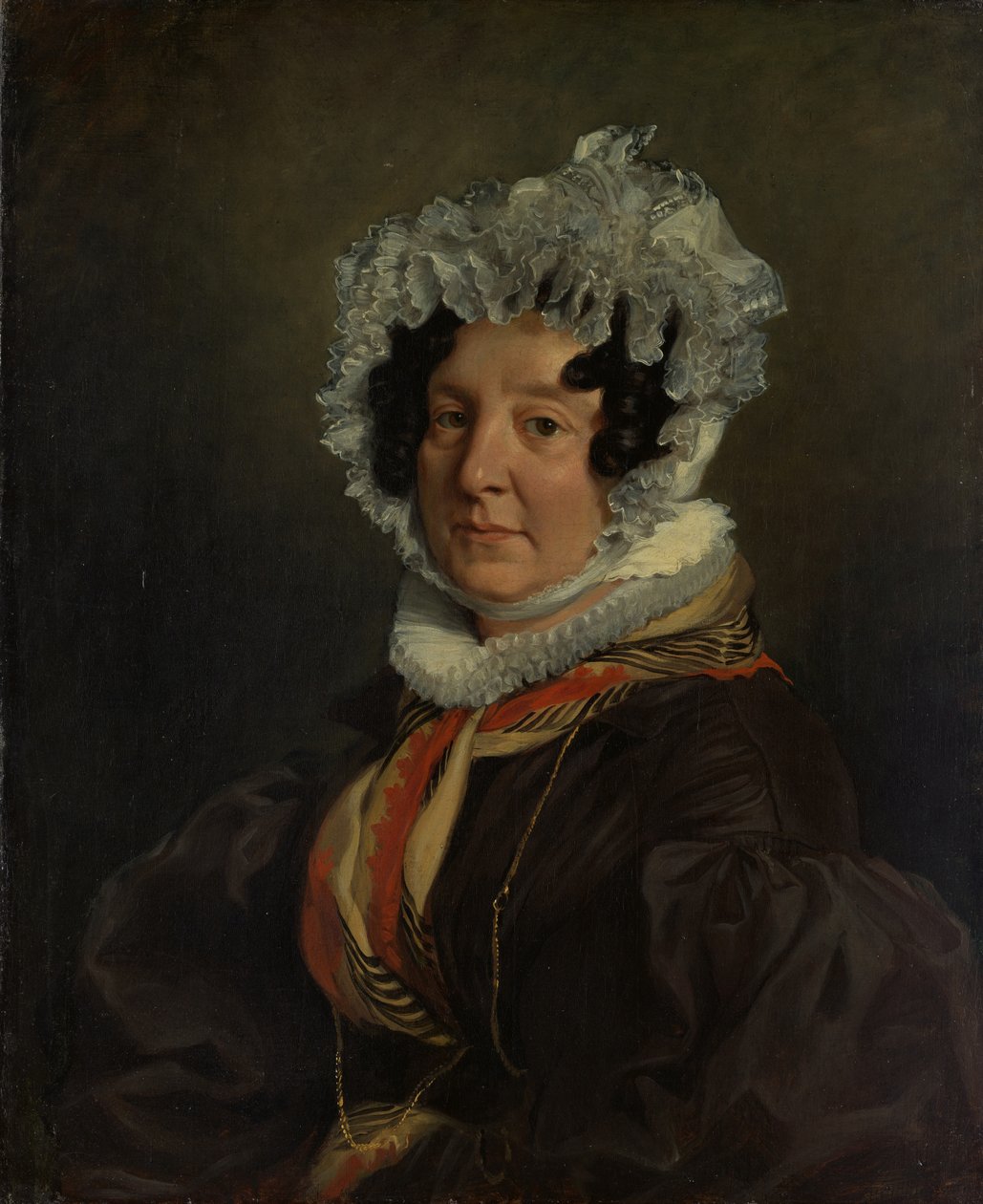 Madam Henri François Riesener, 1835 by Ferdinand Victor Eugene Delacroix