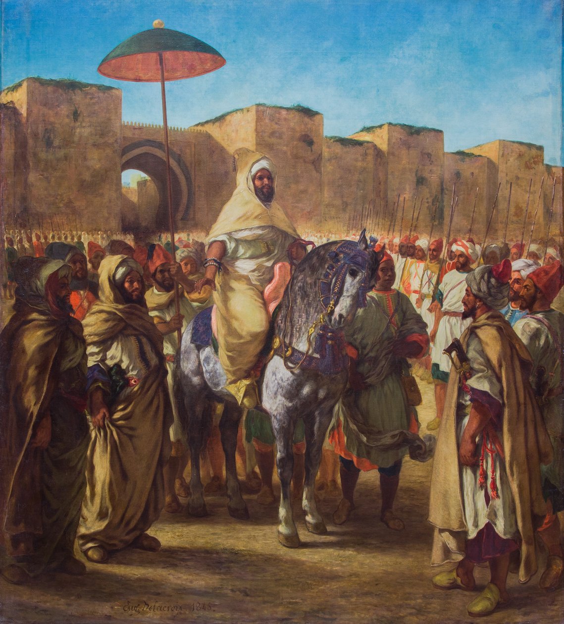 Fas sultanı Moulay Abd-er-Rahman, Meknes