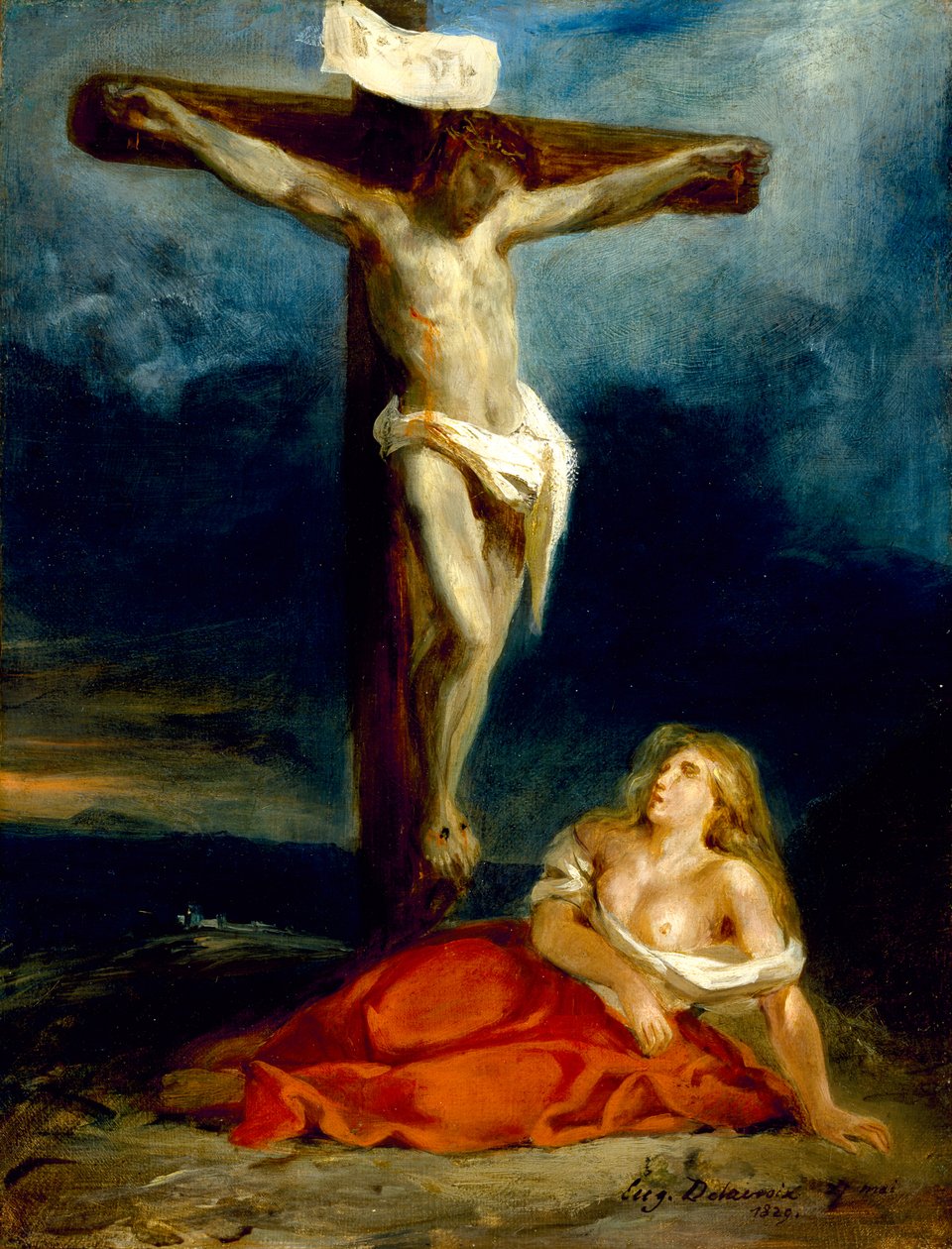 Mecdelli Meryem, 1829 by Ferdinand Victor Eugene Delacroix