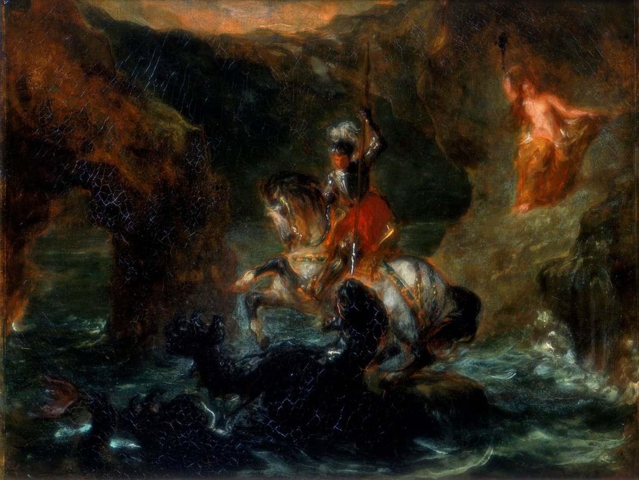 St George, Ejderhayla Savaşıyor veya Perseus Andromeda