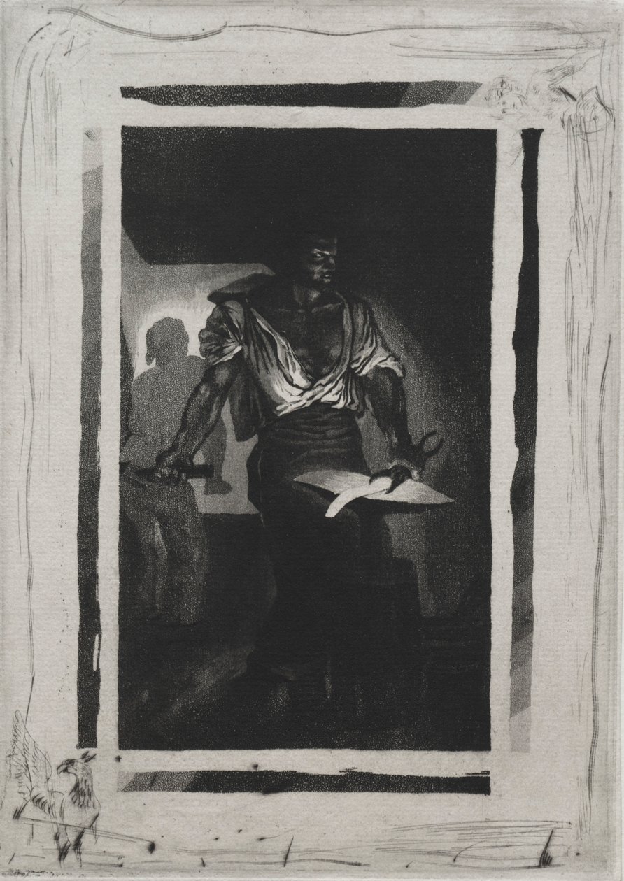 Demirci. by Ferdinand Victor Eugene Delacroix