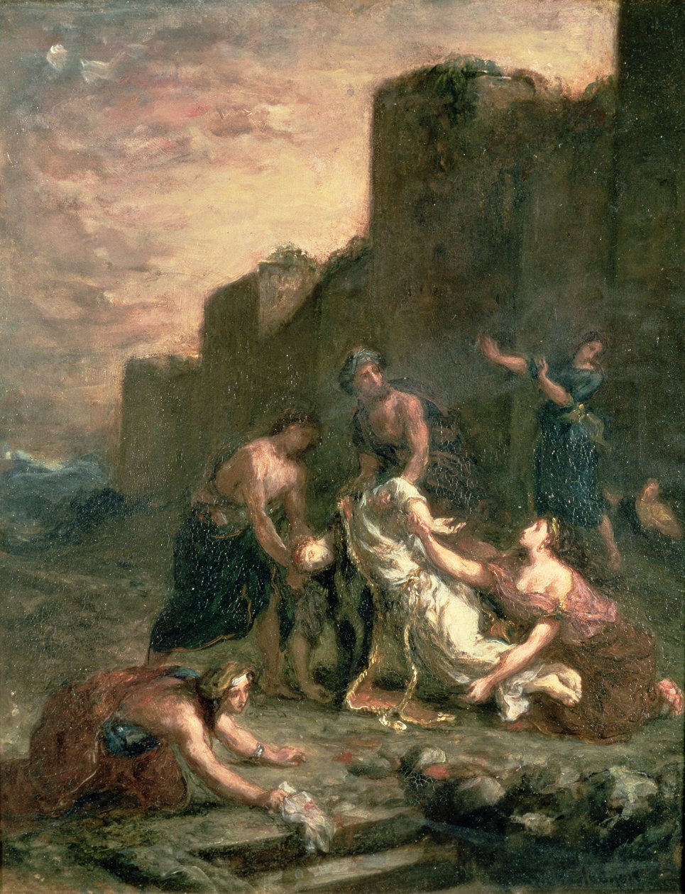 Aziz Stephen Şehitliği, 1860 by Ferdinand Victor Eugene Delacroix