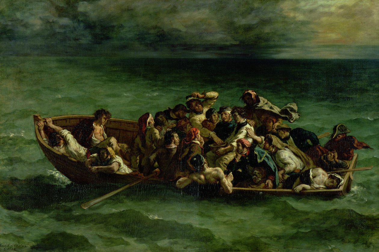 Don Juan'ın Gemi Enkazı by Ferdinand Victor Eugene Delacroix