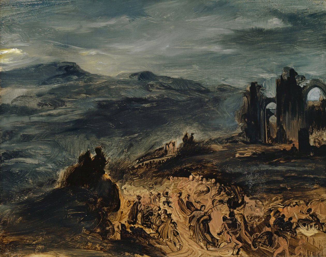 Cadıların Şabat Günü, 1831-33 by Ferdinand Victor Eugene Delacroix