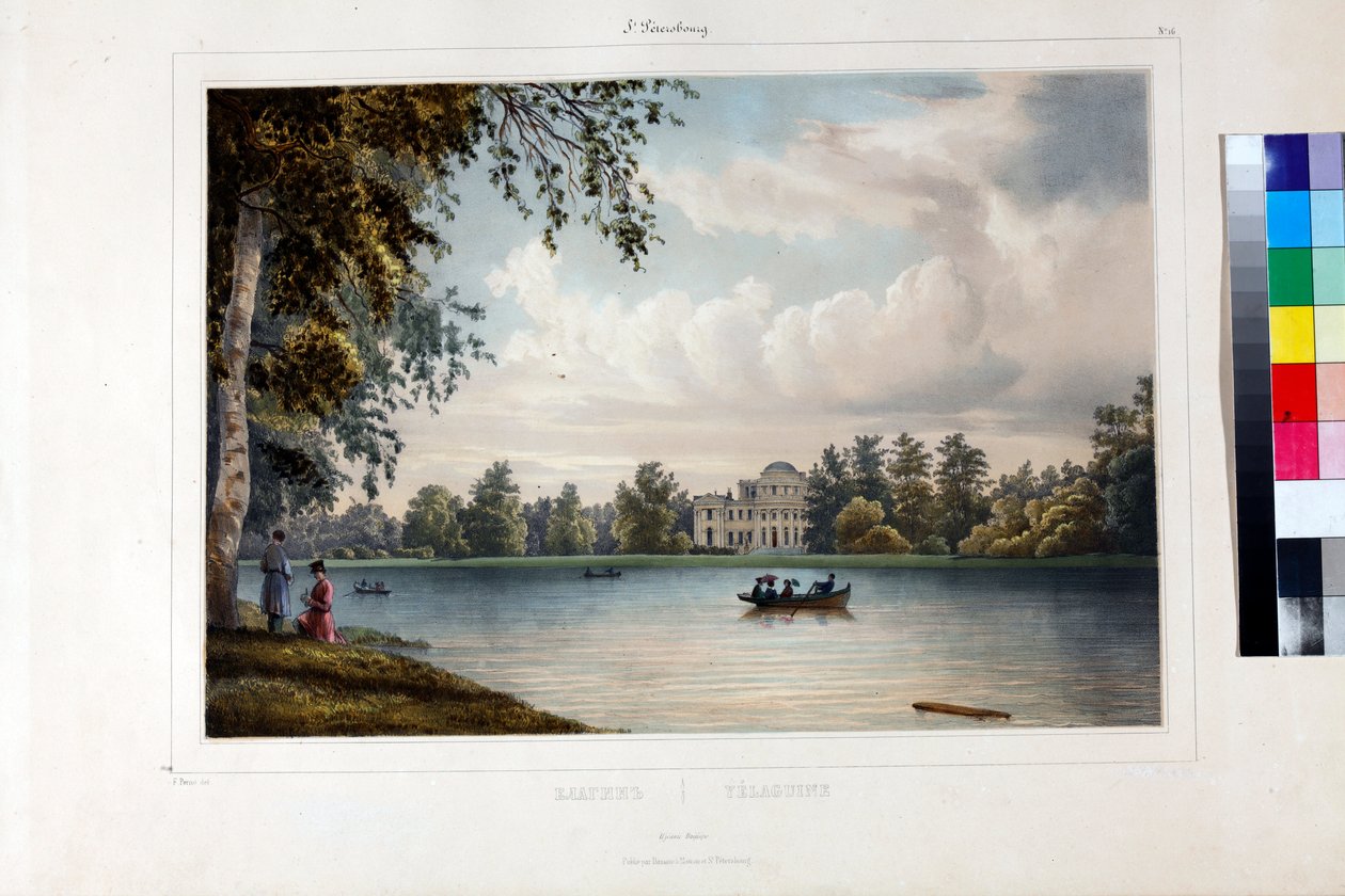 Yelagin Sarayı (palais Elaguine), Saint Petersburg par Perrot, Ferdinand Victor